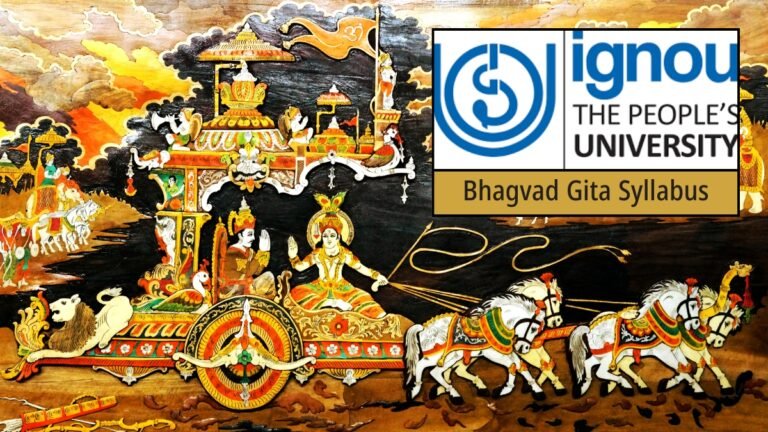 ignou bhagvad gita syllabus