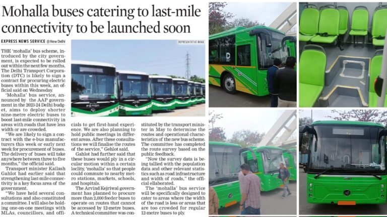 mohalla bus scheme